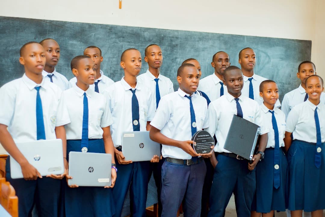 Secondary students in class